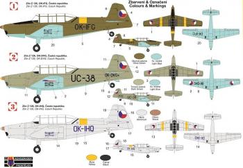 Kovozavody KPM0409 Zlin Z-126 Military Liveries