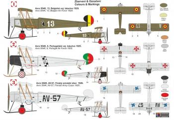 Kovozavody KPM0462 Avro 504K - Over Europe