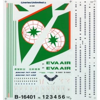 Liveries Unlimited A4-060 Boeing 747-400 - EVA Air