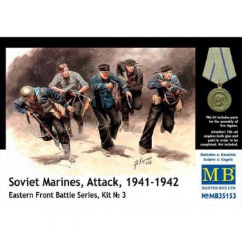 Master Box MB35153 Soviet Marines - Attack