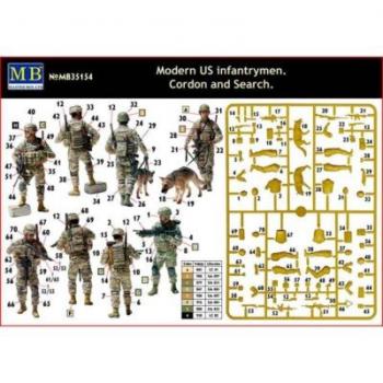 Master Box MB35154 Modern US Infantrymen