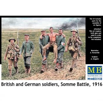 Preiser MB35158 British and German Soldiers 1916