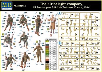 Master Box MB35164 The 101st Light Company