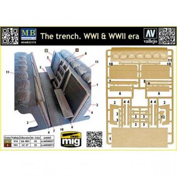 Master Box MB35174 The Trench - WWI and WWII