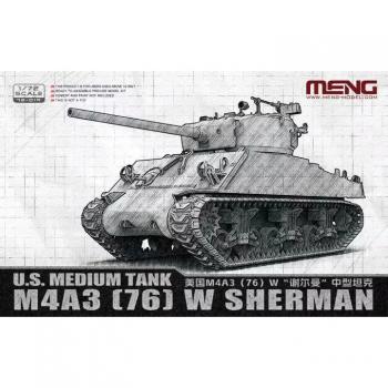 Meng Model 72-019 M4A3 76(W) Sherman
