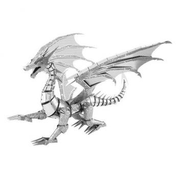 Metal Earth ICX023 Silver Dragon