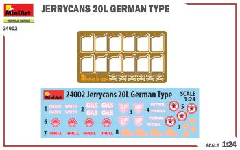 MiniArt 24002 Jerrycans 20L German