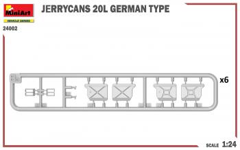 MiniArt 24002 Jerrycans 20L German