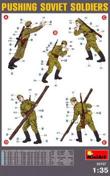 MiniArt 35137 Pushing Soviet Soldiers