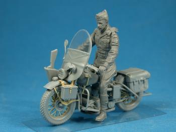 MiniArt 35168 US Military Policeman with Motorcycle