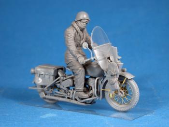 MiniArt 35172 US Motorcycle WLA with Rider