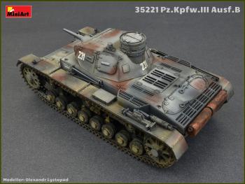 MiniArt 35221 Pz. Kpw.3 Ausf.B. with Crew
