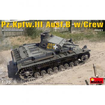 MiniArt 35221 Pz. Kpw.3 Ausf.B. with Crew
