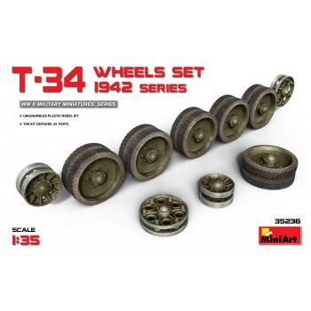 MiniArt 35236 T-34 Wheels Set 1942-1943 Series