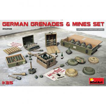 MiniArt 35258 German Grenades & Mines