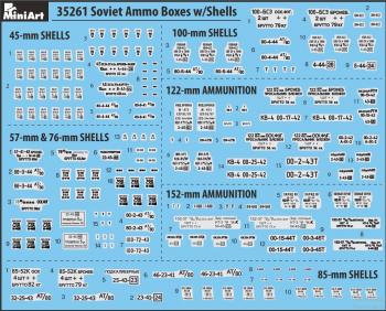 MiniArt 35261 Soviet Ammo Boxes with Shells