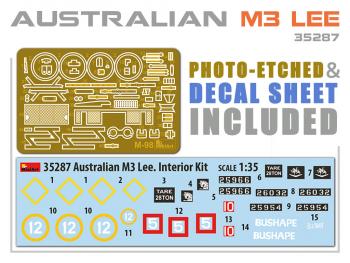 MiniArt 35287 Australian M3 Lee Interior Kit