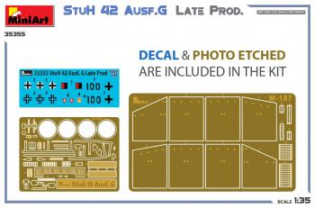 MiniArt 35355 StuH 42 Ausf. G Late Prod