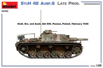 MiniArt 35355 StuH 42 Ausf. G Late Prod