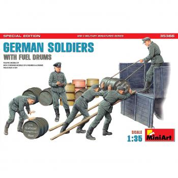 MiniArt 35366 German Soldiers with Fuel Drums