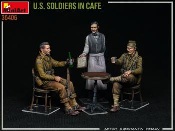 MiniArt 35406 US Soldiers in Cafe