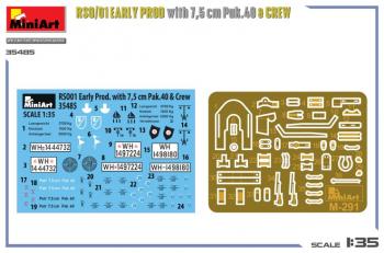 MiniArt 35485 RSO/01 with Pak.40 and Crew