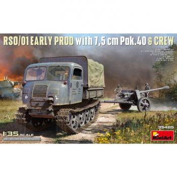 MiniArt 35485 RSO/01 with Pak.40 and Crew