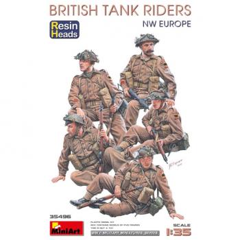 MiniArt 35496 British Tank Riders - Resin Heads