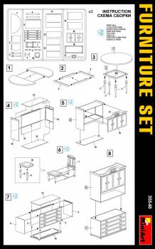 MiniArt 35548 Furniture Set