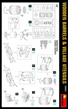 MiniArt 35550 Wooden Barrels plus Extras