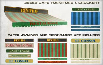 MiniArt 35569 Cafe Furniture