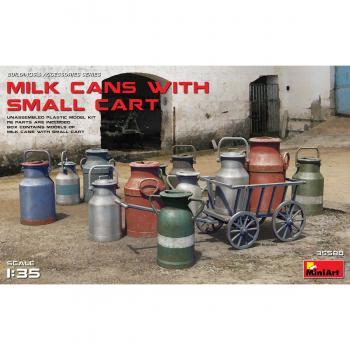 MiniArt 35580 Milk Cans with Cart