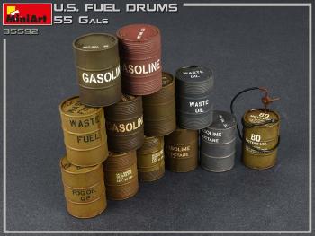MiniArt 35592 US Fuel Drums x 6