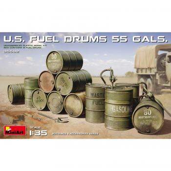 MiniArt 35592 US Fuel Drums x 6