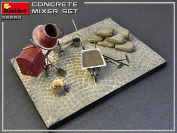 MiniArt 35593 Concrete Mixer Set