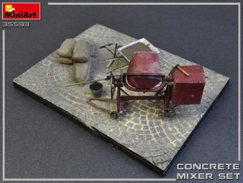 MiniArt 35593 Concrete Mixer Set