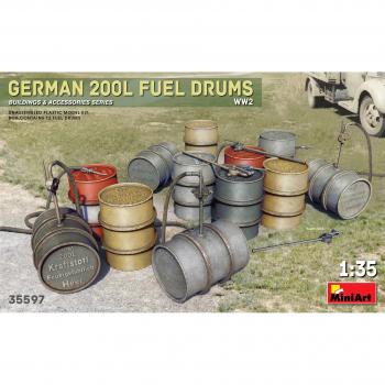 MiniArt 35597 German Fuel Drums x 6