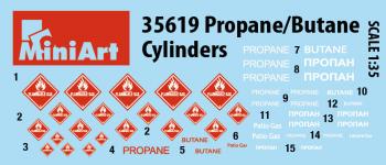 MiniArt 35619 Propane / Butane Cylinders