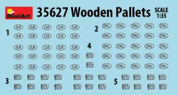 MiniArt 35627 Wooden Pallets x 12