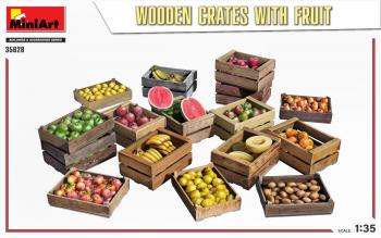 MiniArt 35628 Wooden Crates with Fruit