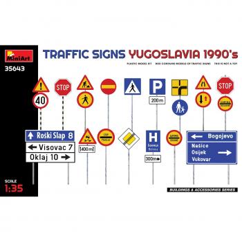 MiniArt 35643 Traffic Signs Yugoslavia
