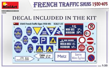 MiniArt 35645 French Traffic Signs