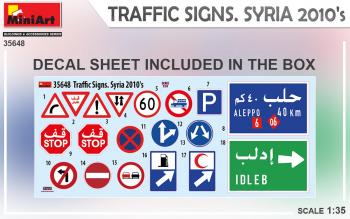 MiniArt 35648 Traffic Signs Syria 2010s