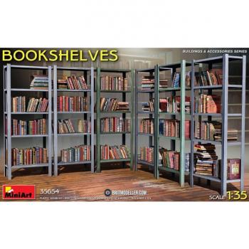 MiniArt 35654 Bookshelves