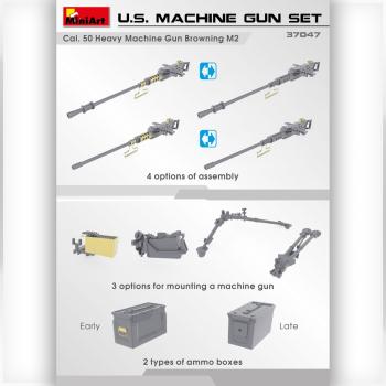 MiniArt 37047 U.S. Machine Gun Set