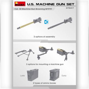 MiniArt 37047 U.S. Machine Gun Set