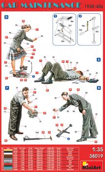 MiniArt 38019 Car Maintenance 1930-40s