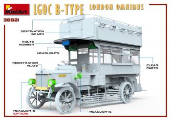 MiniArt 38021 LGOC B-Type London Omnibus