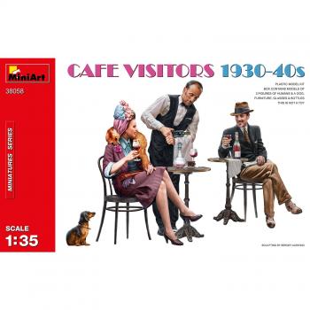 Solido 38058 Cafe Visitors 1930-1940s