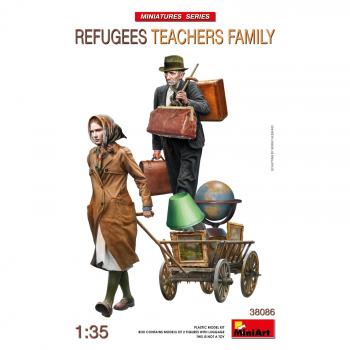 MiniArt 38086 Refugees Teachers Family